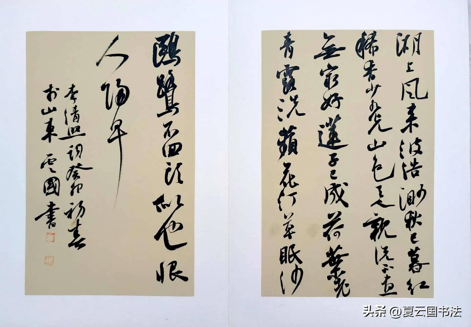 夏云国书法小品