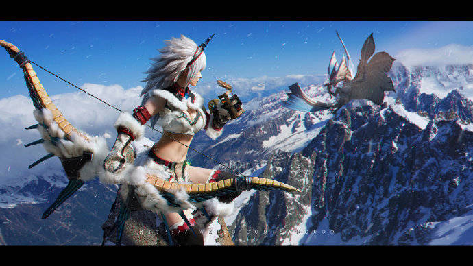 cos:怪物猎人麒麟装甲猎人cosplay正片9p-肉扣热热子_伊喵_白嫖_部落