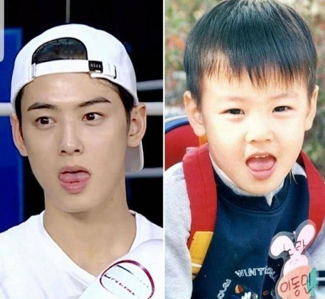 《女神降临》车银优和黄寅桦的童年照,颜值让人羡慕_小时候_网友_照片