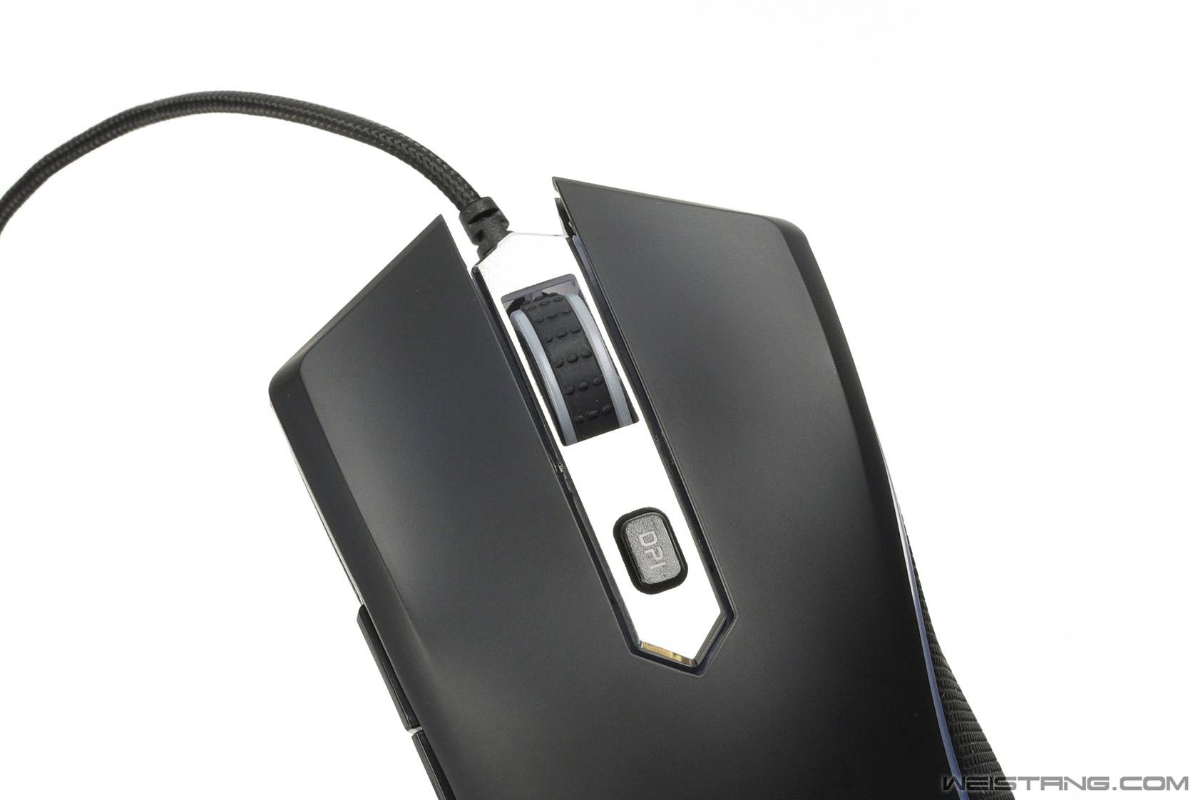 雷柏v28s幻彩rgb电竞游戏鼠标评测_按键_整体_设计