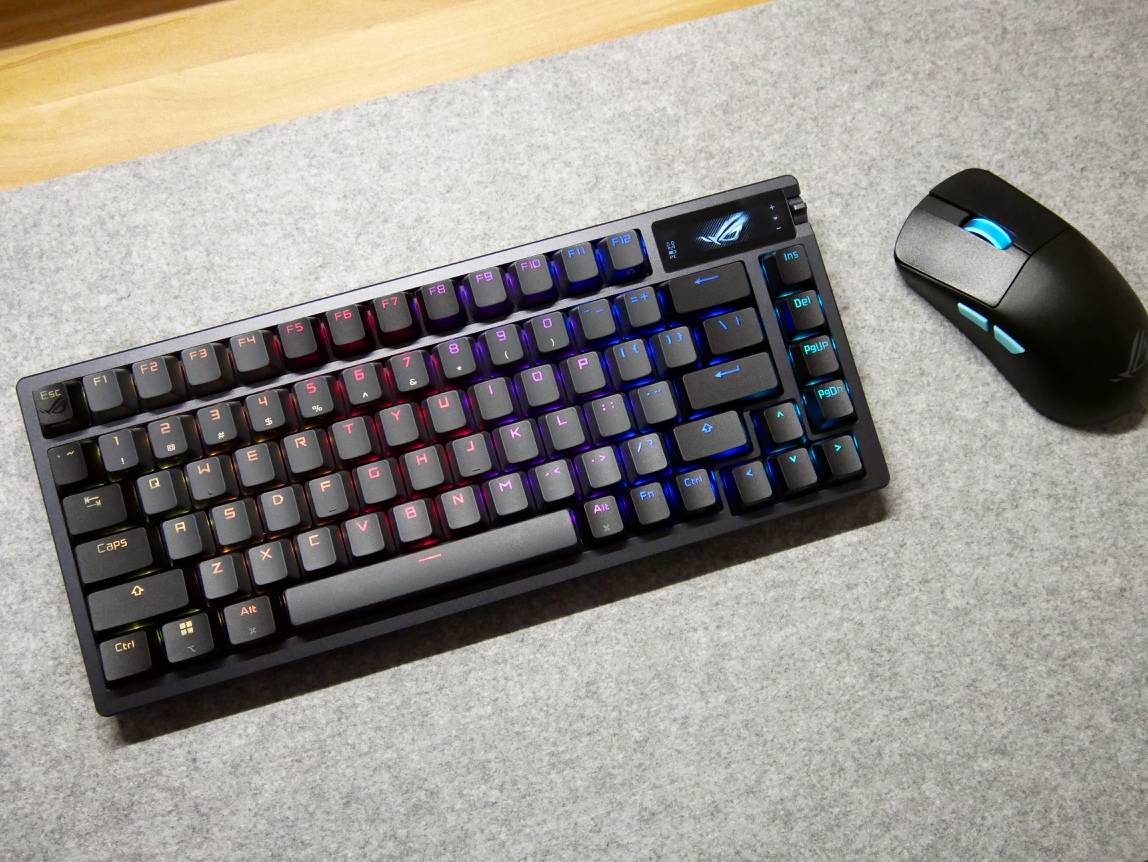 入门即满配——rog 夜魔三模无线键盘分享_定位_结构_支持