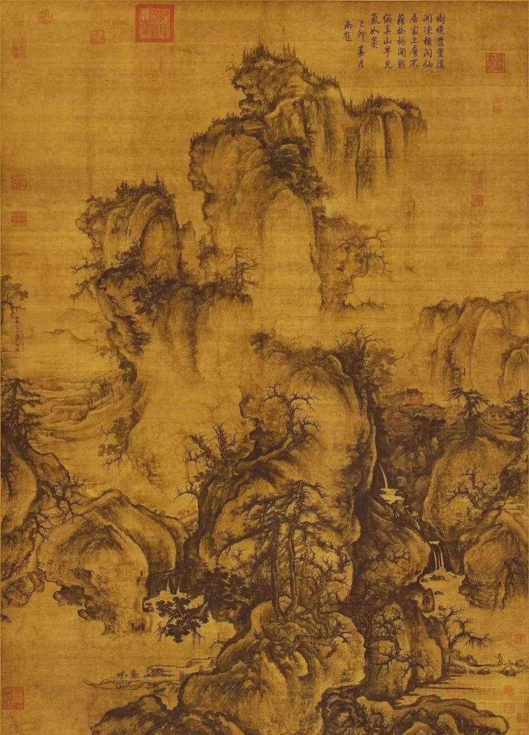 艺雀艺术史论|中国古代美术-宋代人物画家_梁楷_代表作品_范宽