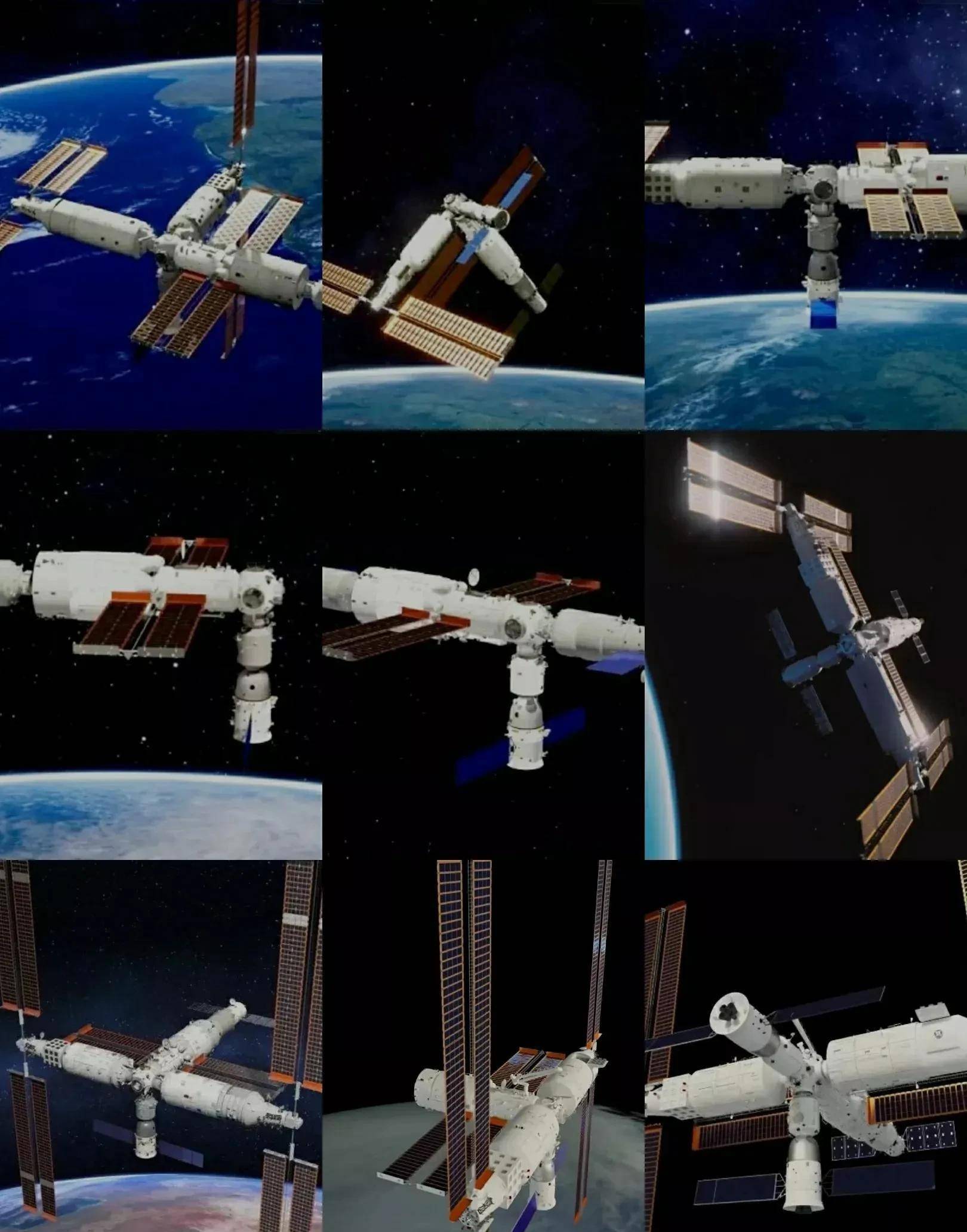 太空变形金刚,天宫空间站的多种构型,你知道哪些?_组合体_实验舱_核心