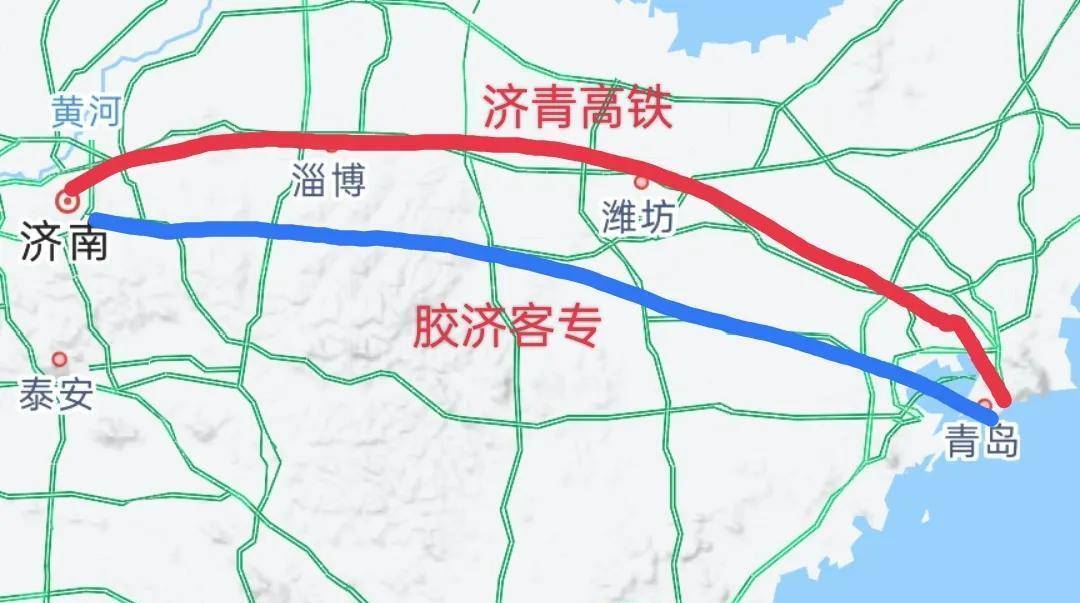 济南至青岛高铁,为何济青高铁高铁遇冷,胶济客专受热捧_运营_列车_时