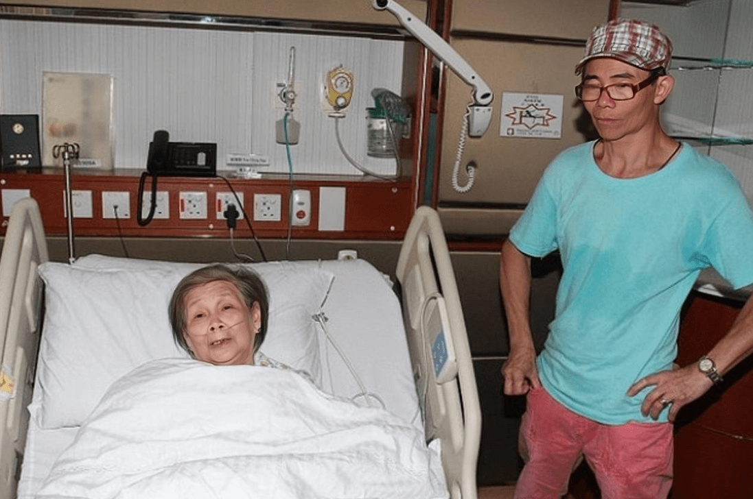 梅艳芳大哥摔伤头部,被紧急送往医院,曾控告侄子软禁百岁老母_覃美金