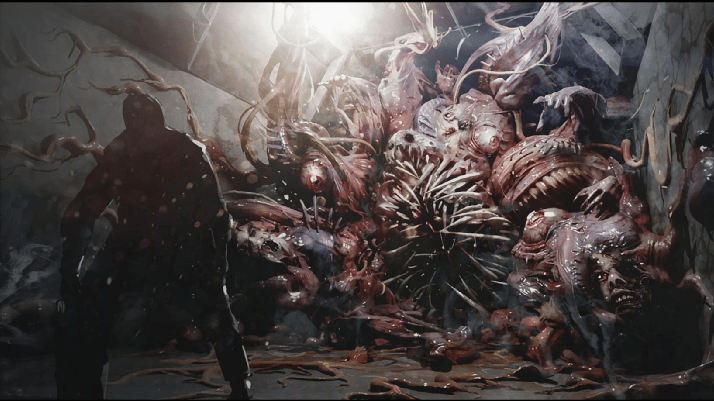 最夸张的还是《生化危机5》凡人肉身注射"衔尾蛇