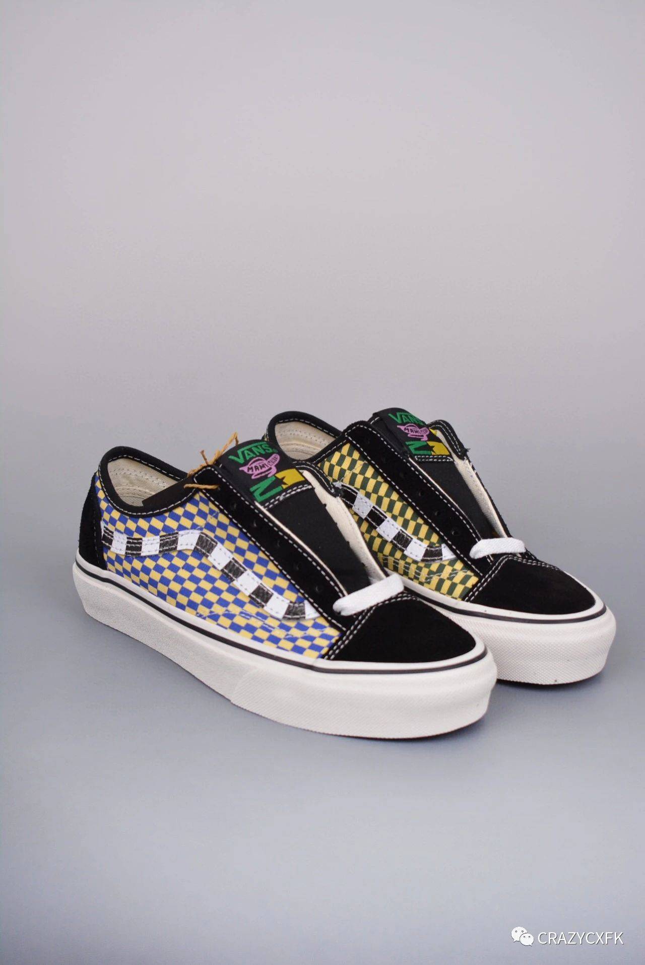 万斯 vans style 36 vr3 x mami wata 联名款低帮帆布鞋