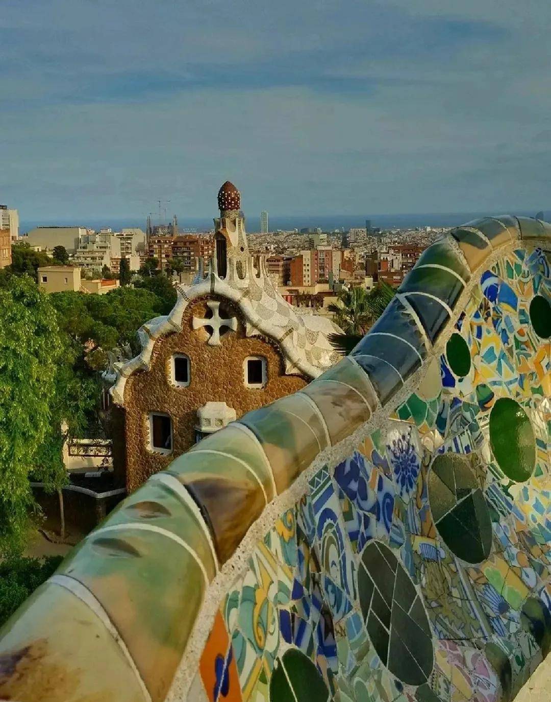 每日建筑d7 桂尔公园 park guell_安东尼·高迪_艺术_广场