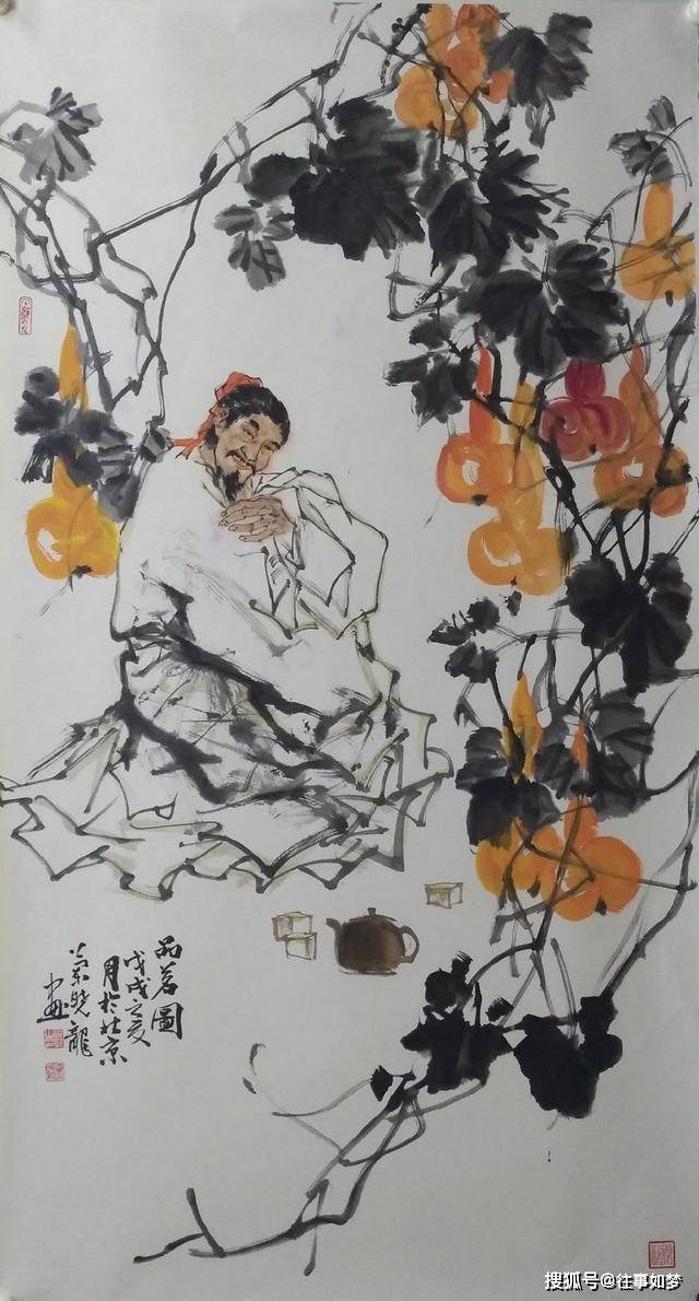 兰晓龙||当代著名军旅画家_国画_全国_作品