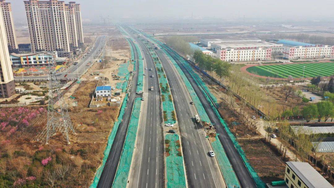 保定西二环北延主路全线沥青混凝土中面层已完成 预计五月底通车_道路