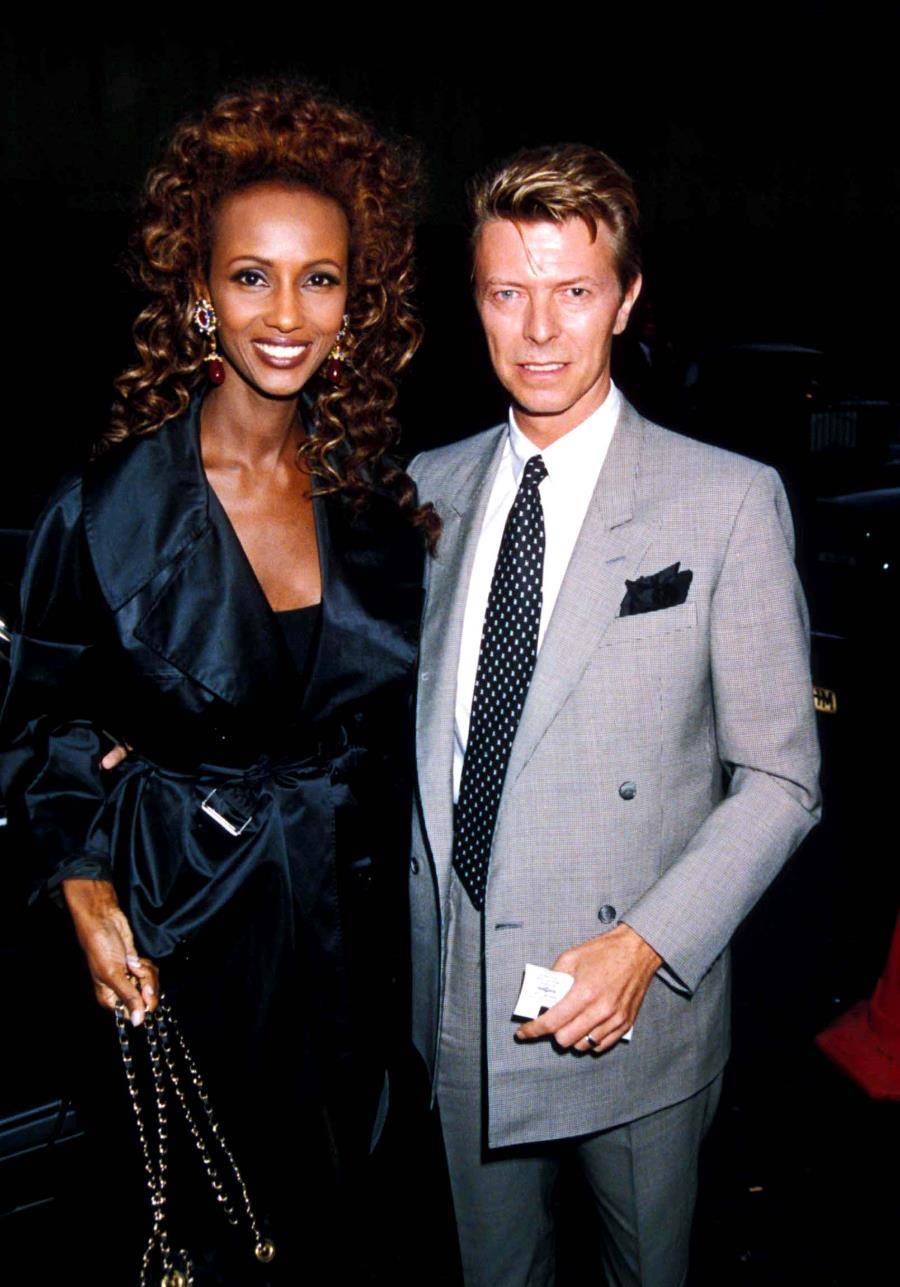 今年67歲的 iman 自丈夫 david bowie(大衛·鮑伊)去世後便成為寡婦