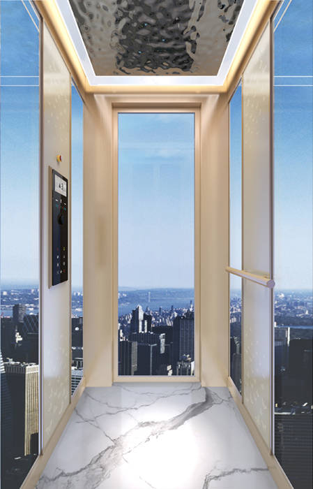 迅达家用电梯|想让自建别墅更高级?看这里!_观光_农村_吊顶