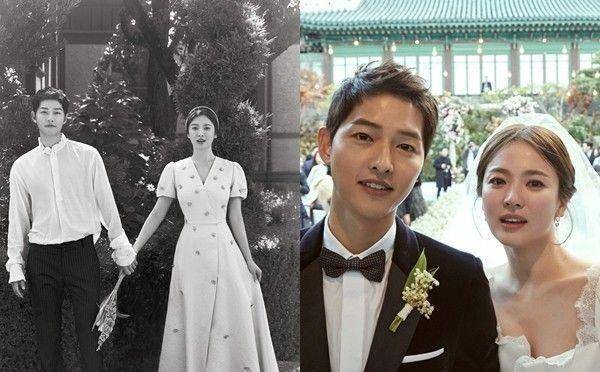孔晓振接到捧花,意外集结宋慧乔的男人:孙艺珍玄彬婚礼7件趣事_婚纱照