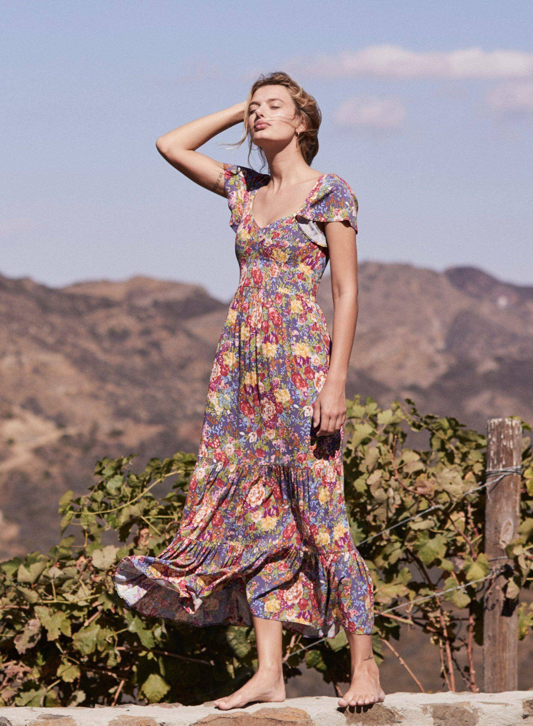 超模的夏季印花系列时尚大片_auguste_设计_感觉