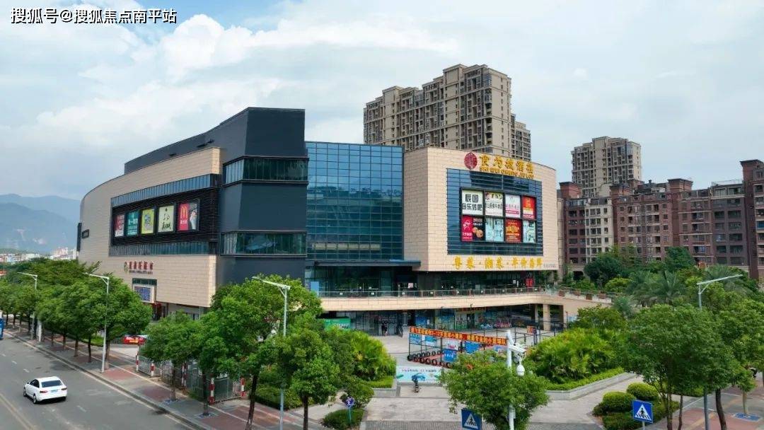 绿景佐阾购物中心 | 实拍图百度地图测距,5公里范围内还分布有建面