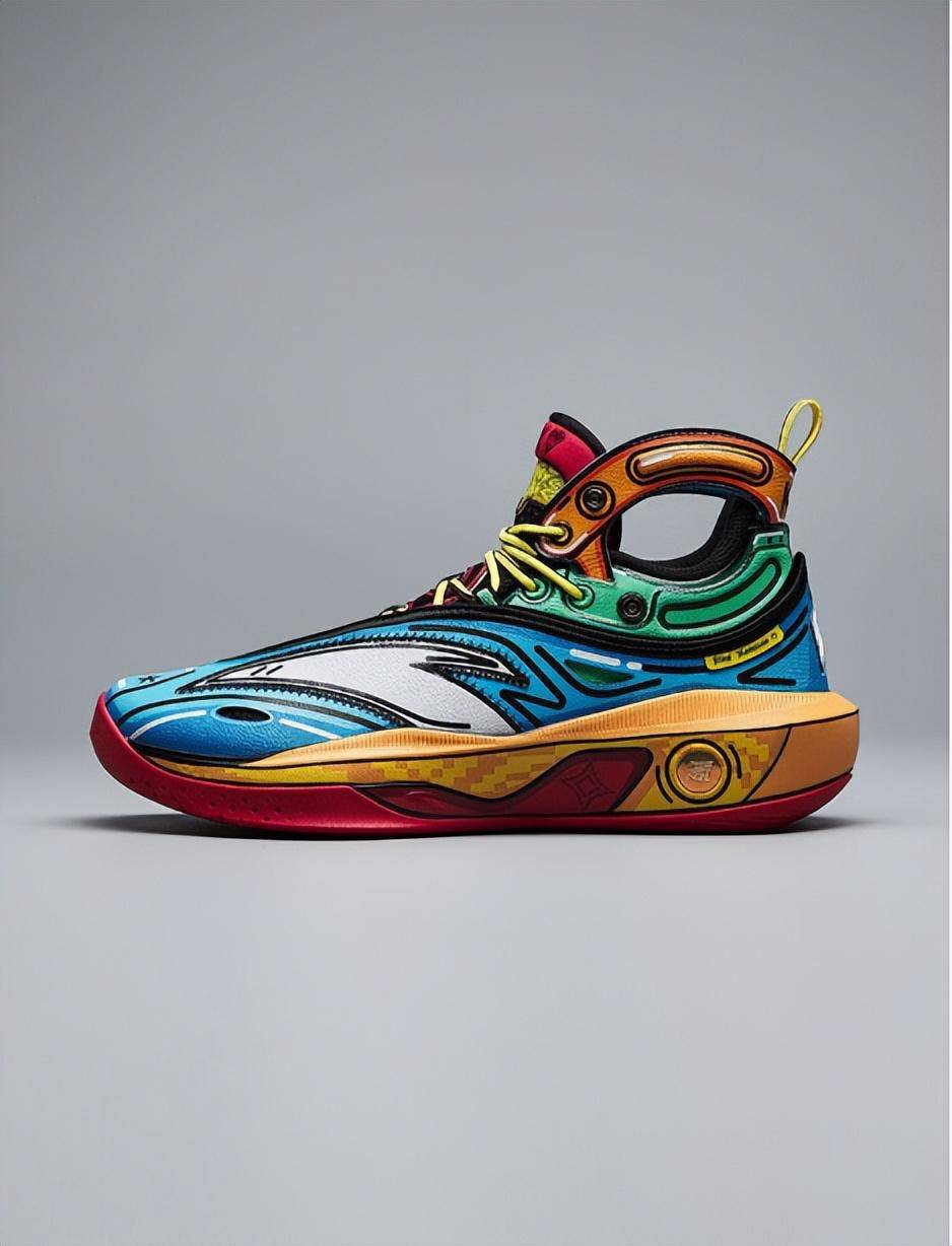 安踏kt8"二次元"配色来袭,少有的限量配色方案_汤普森_设计_部分