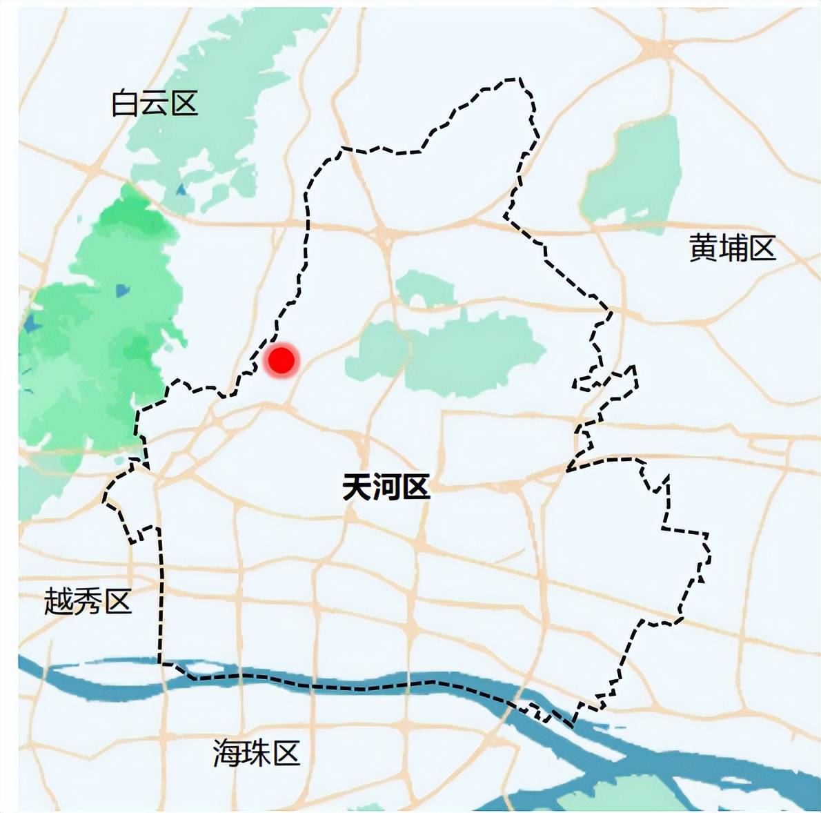 广州元岗地图图片