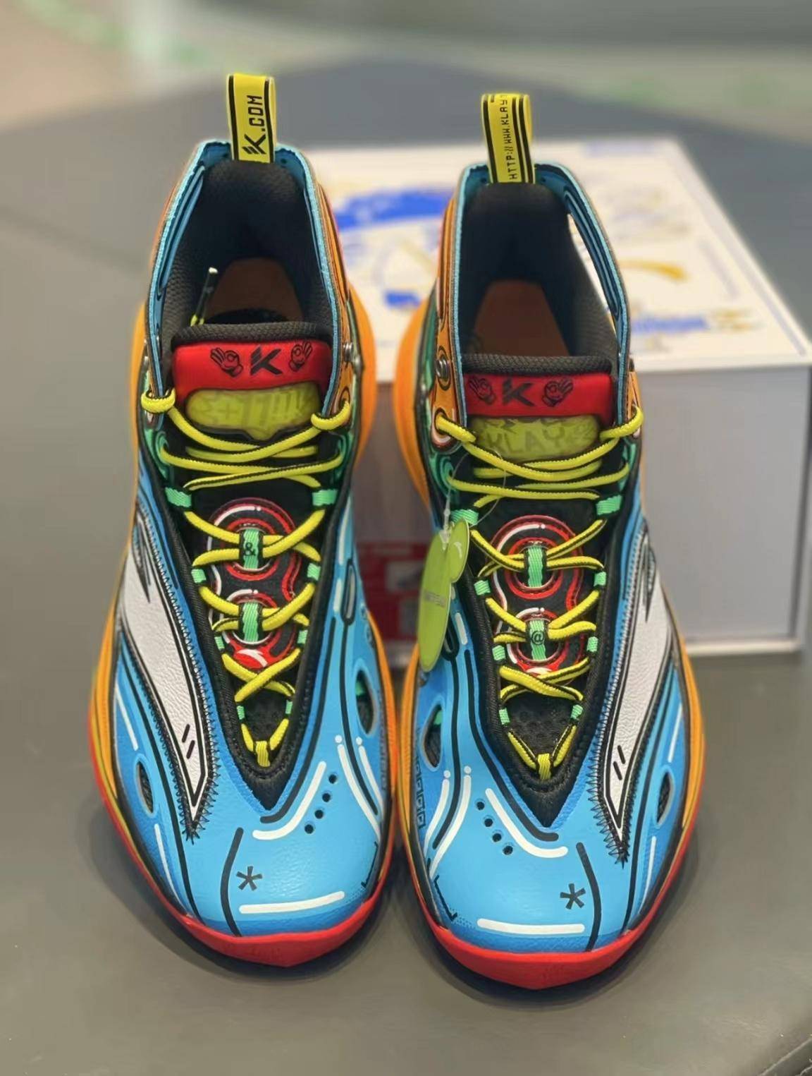 安踏kt8"二次元"配色来袭,少有的限量配色方案_汤普森_设计_部分