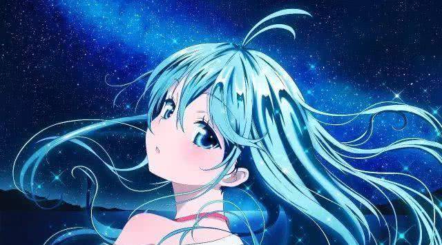 这些动漫中的蓝发少女虽然颜值高但是却特别呆萌_世界_眼睛_蓝色