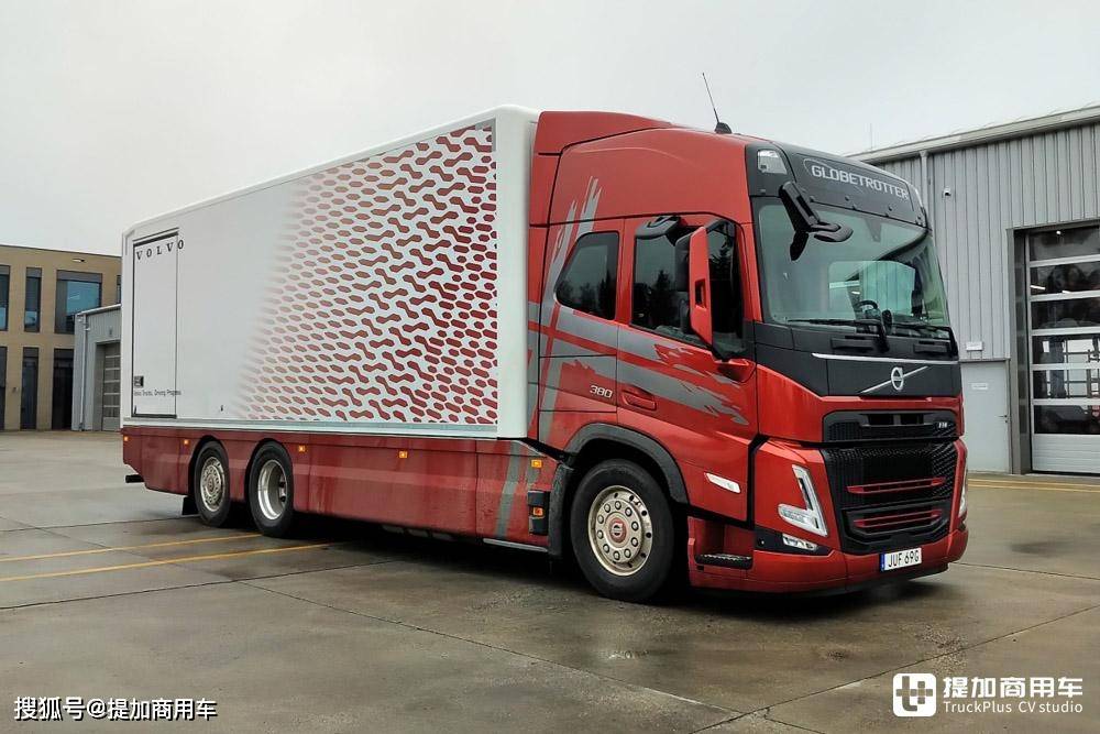 配置丰富舒适度高,新一代沃尔沃fm载货车实拍_搜狐汽车_搜狐网