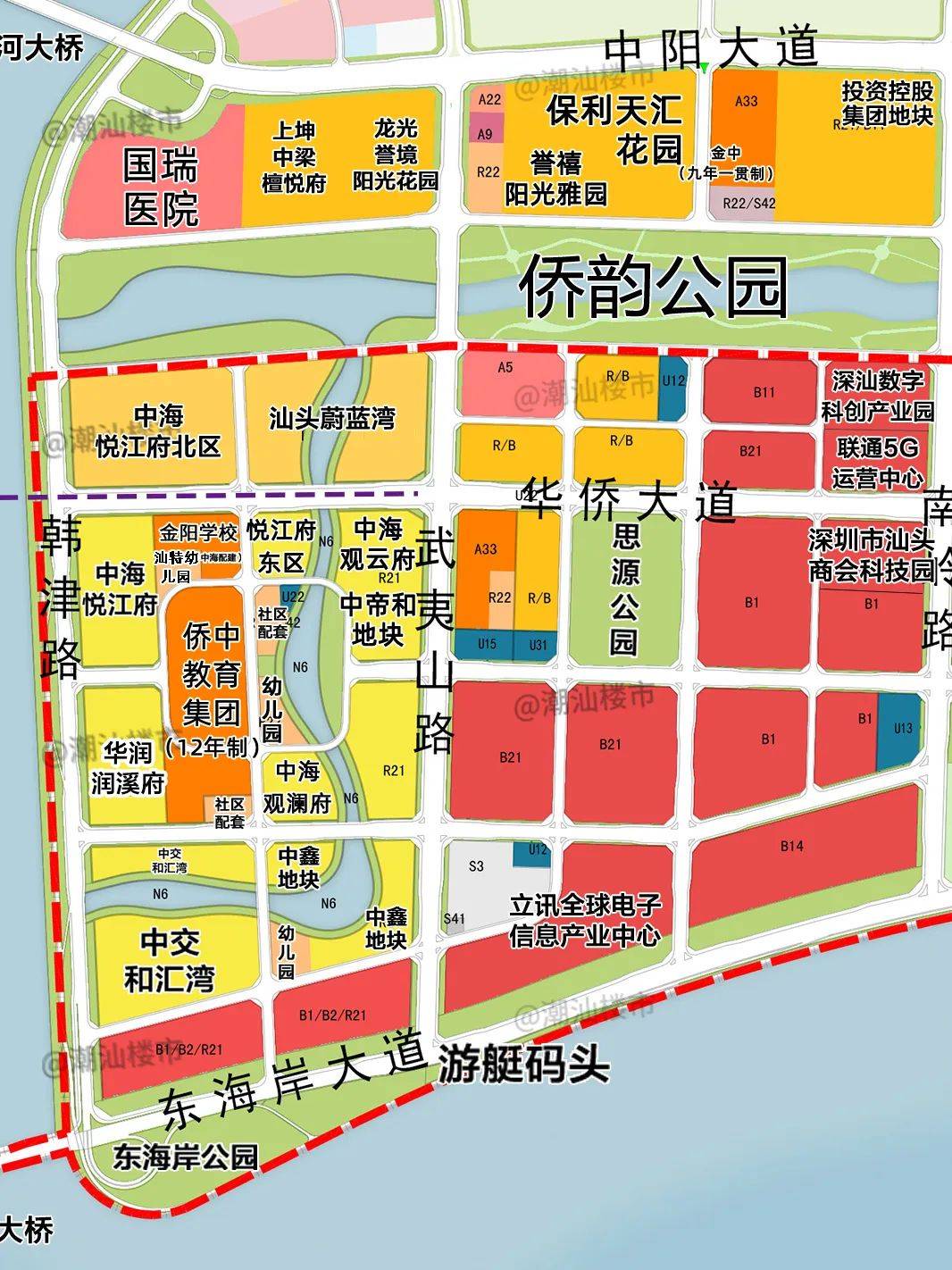 汕头东海岸规划图图片