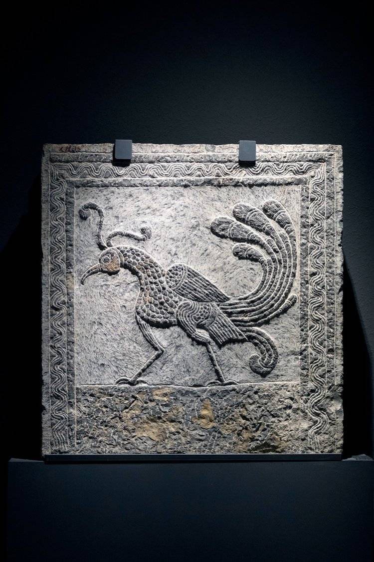 26615汉画像石朱雀16615汉代铜钫