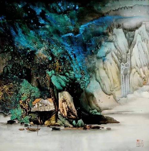 万壑树参天 千山响杜鹃——艺术家徐明_山水画_作品_金陵