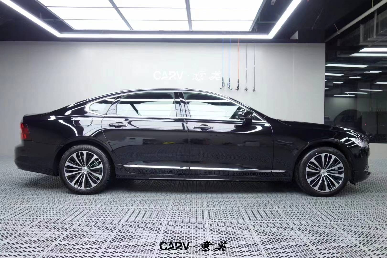 沃尔沃s90卡孚隐形车衣,具备荷叶仿生疏水性能_搜狐汽车_搜狐网