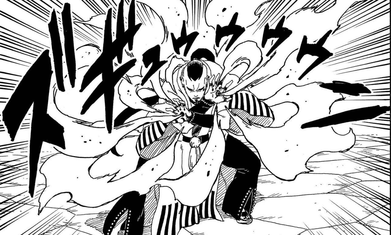 博人和川木有楔,所以可以吸收忍术,但不能释放;慈弦虽然没有轮回眼,但