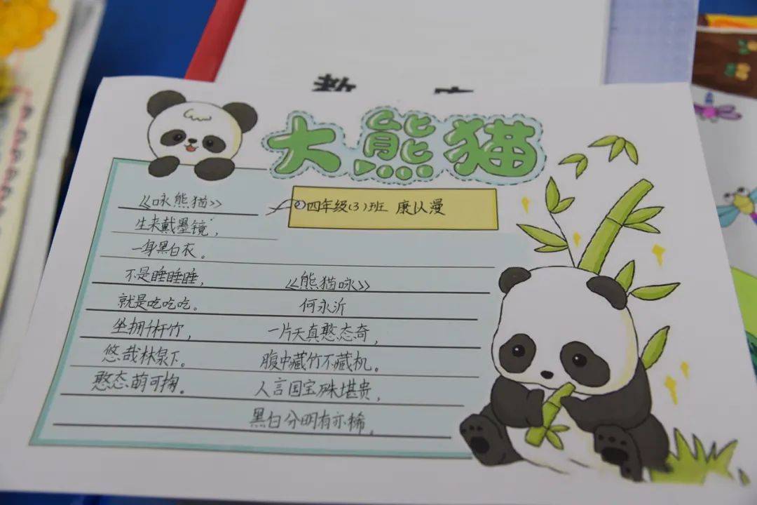 手抄报,连环画,写绘日记,成语扑克,思维导图……学生的一张张特色作业