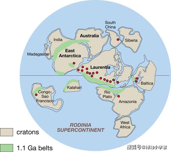 罗迪尼亚大陆(rodinia)盘古大陆,也就是泛大陆(pangaea 或 pangea)