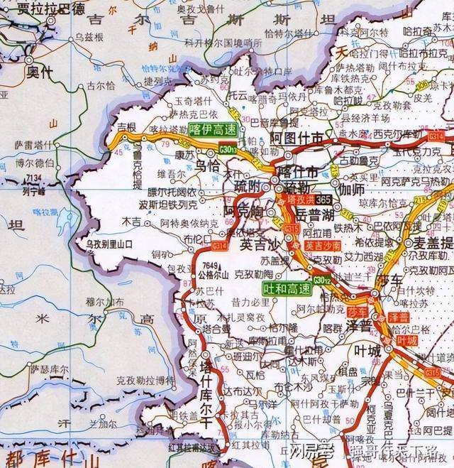 英吉沙县行政区划图图片