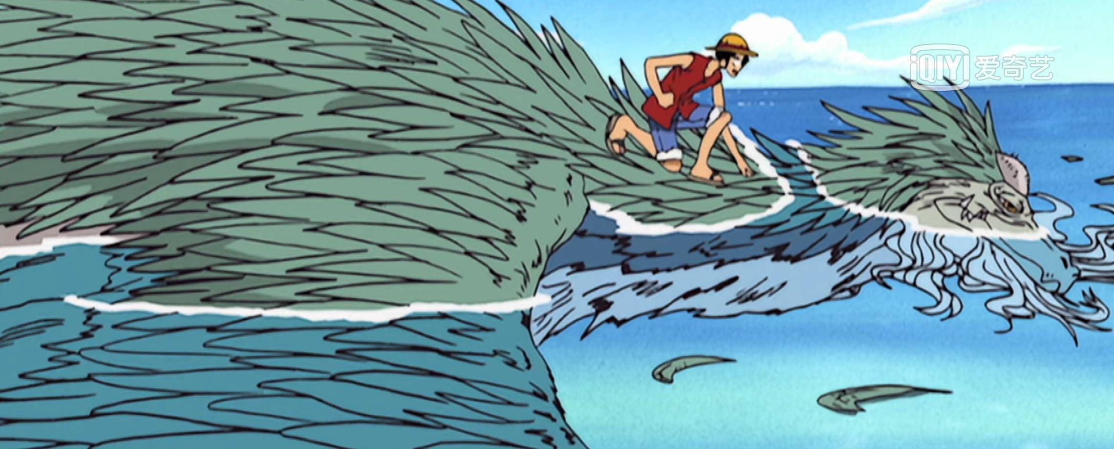 《海贼王》在天空飞舞,苏醒的千年传说_龙爷_之岛_因为