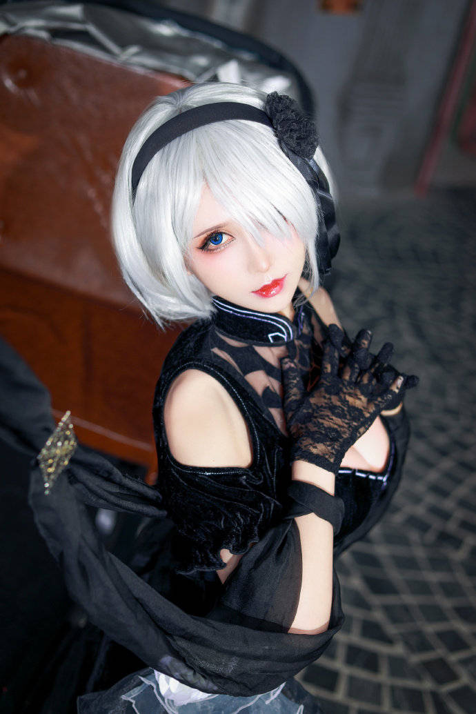 cos:尼尔机械纪元2b尤尔哈二号b型cosplay正片9p-颖儿w_伊喵_白嫖