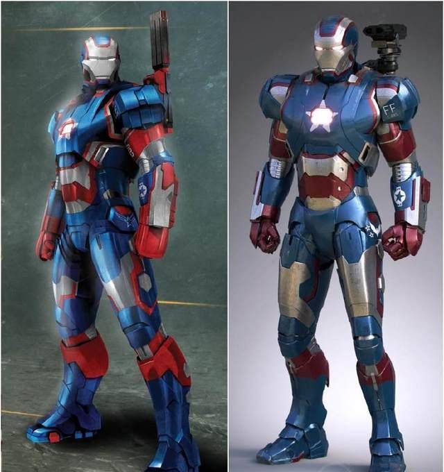 《复仇者联盟3》曝新图,除了钢铁侠,战争机器也换新战甲_马克_造型