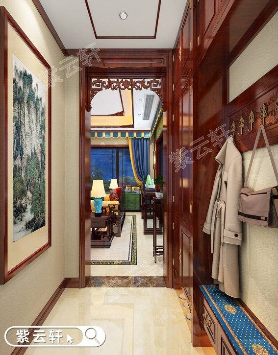 新鲜出炉（天津中式别墅装修展现悠闲恬淡的家居生