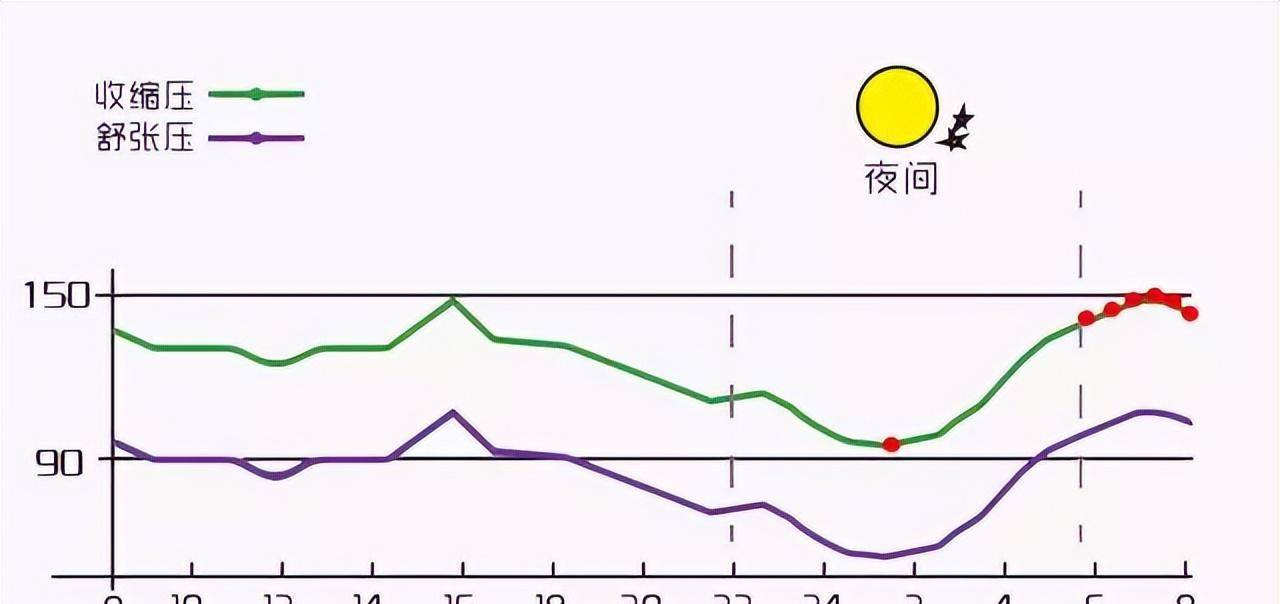 24小时血压规律图图片