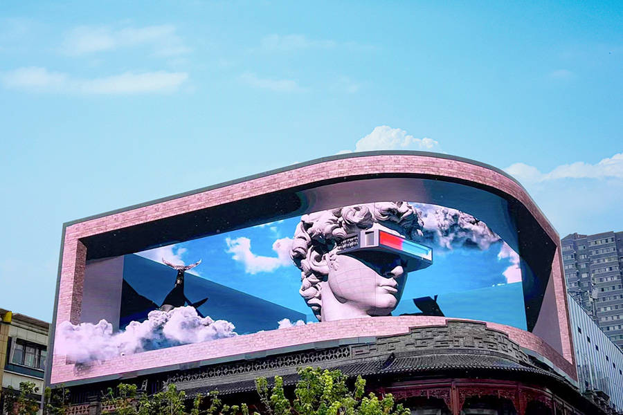 裸眼3d技术在广告屏领域发展迅猛,未来将应用更多领域中去