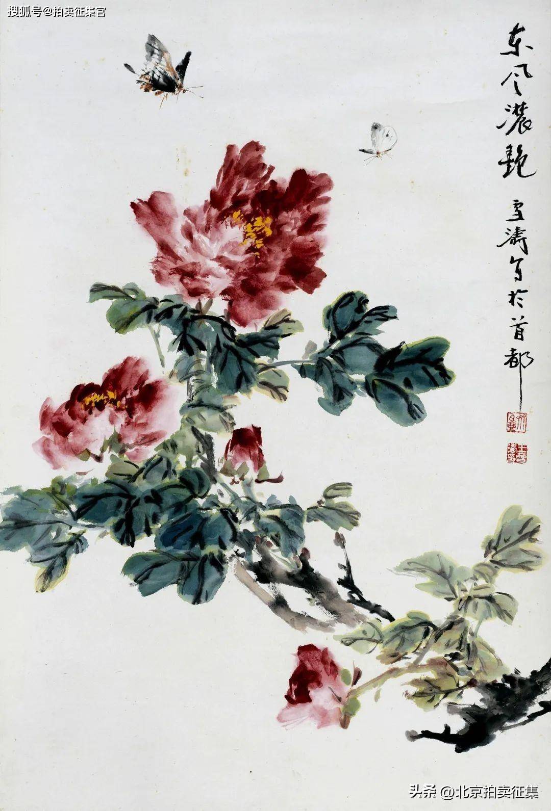 近代著名画家 王雪涛作品真迹图赏_cm_纸本_立轴