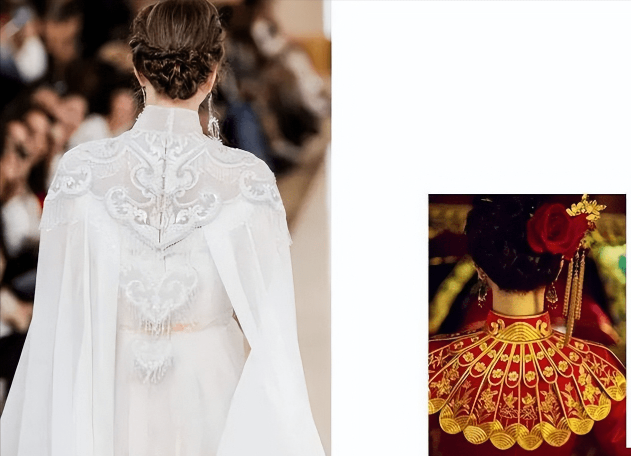 云肩元素在现代服饰中有哪些体现?在未来服装业具有怎样的挑战?