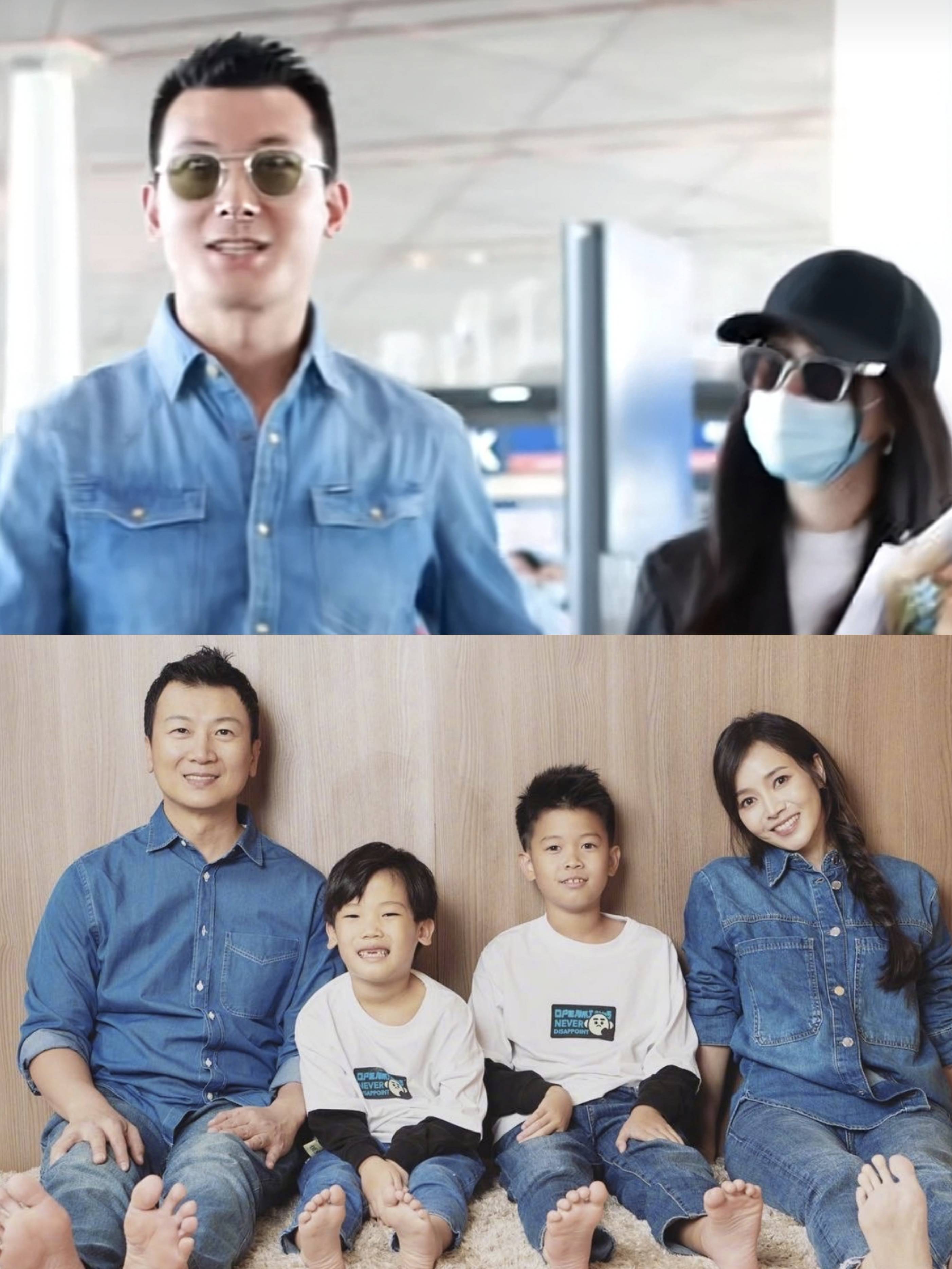 朱珠和丈夫牵手现身机场,王昀佳大肚腩抢镜,被指撞脸侯佩岑老公