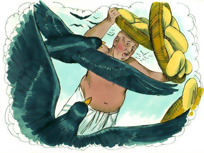 约瑟给监狱中的酒政和膳长解梦,酒政官复原职后,却忘记了约瑟_古埃及