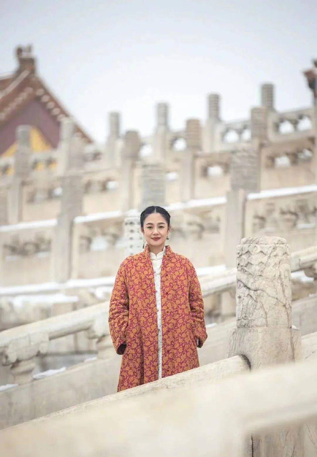 45岁周韵的穿搭火出圈!