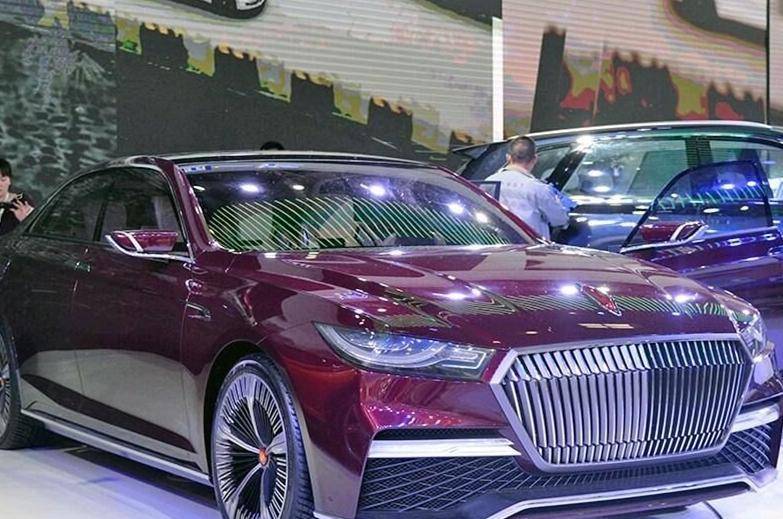 就是红旗勇投100亿打造的拥有国产劳斯莱斯称号的——红旗b-concept