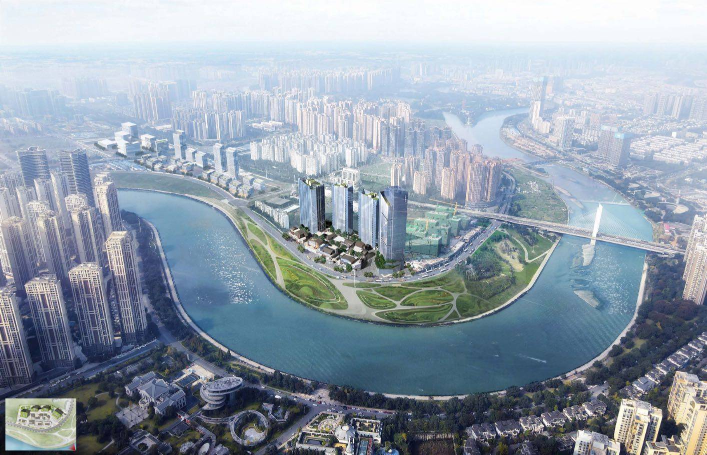 【玉带环腰】-天沐锦江大平层 不限购 全国都可以买_项目_生态_天府