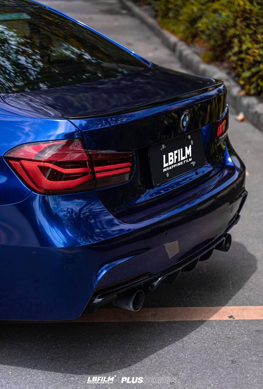 宝马3系lbfilm改色膜原厂漆深海蓝,精致帅气的飒!_搜狐汽车_搜狐网