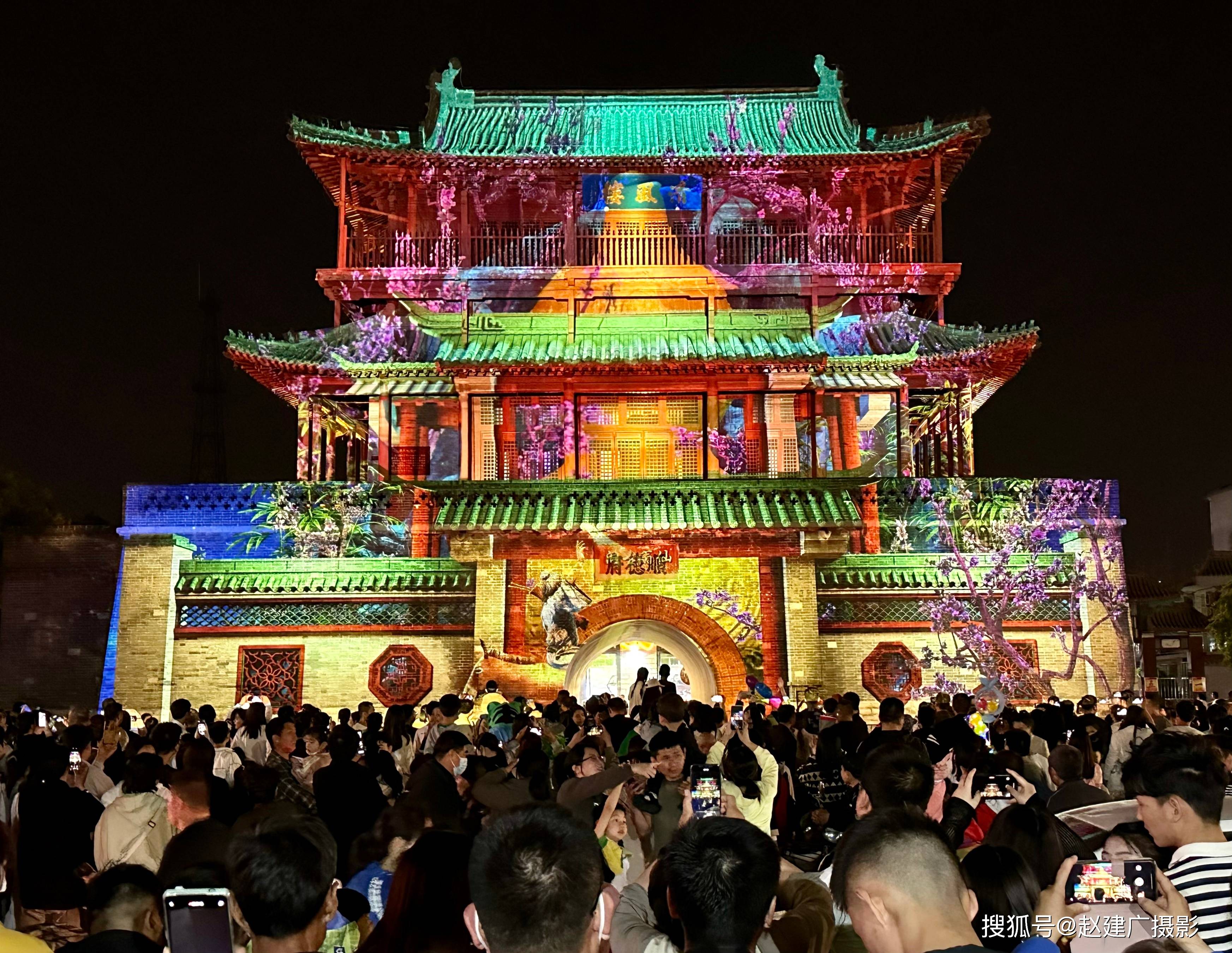 邢台清风楼夜景图片图片