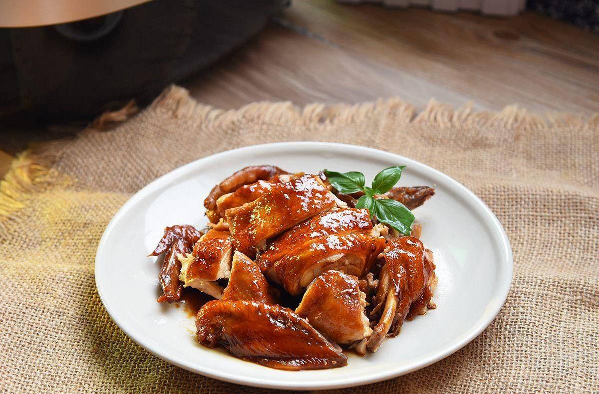 电饭煲做三杯鸡图片