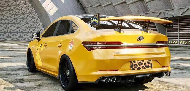 "比亚迪秦pro"改装版曝光,四排气 大尾翼,战斗力爆棚!