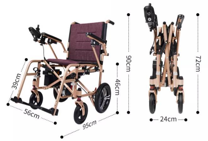 产品定位:轻便型电动轮椅车架材质:镁合金轮椅净重:13.